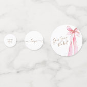 Sie bindet das Brautparty des Knotens Konfetti (Vorderseiten)