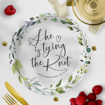 Sie bindet das Brautparty des Knotens