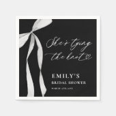 Sie bindet das Brautparty des Knotens Serviette (Vorderseite)