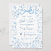 Sie bindet das Brautparty des Knotentoils Einladung (Vorderseite)