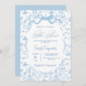 Sie bindet das Brautparty des Knotentoils Einladung (Vorne/Hinten)