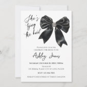 Sie bindet das Brautparty "Knot Coquette" ein Einladung (Vorderseite)