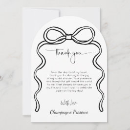 Sie bindet das Foto des Knochen-Brautparty Einladung