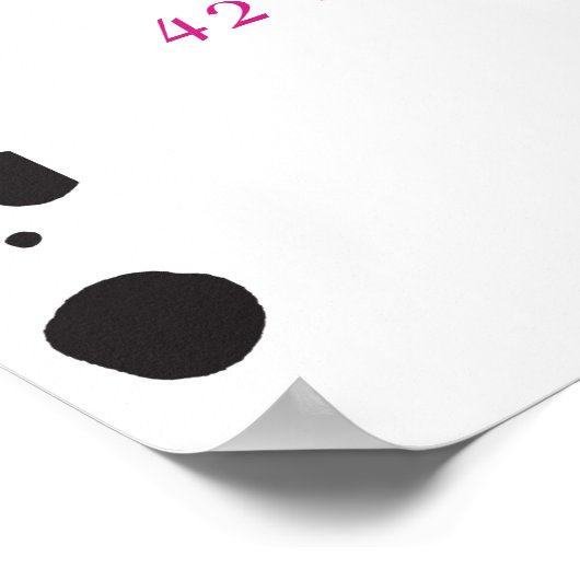 Sie bindet das "Knot-Brautparty-Begrüßungszeichen" Poster (Ecke)