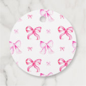 Sie bindet das Knot-Brautparty-Custom Geschenkanhänger (Rückseite)