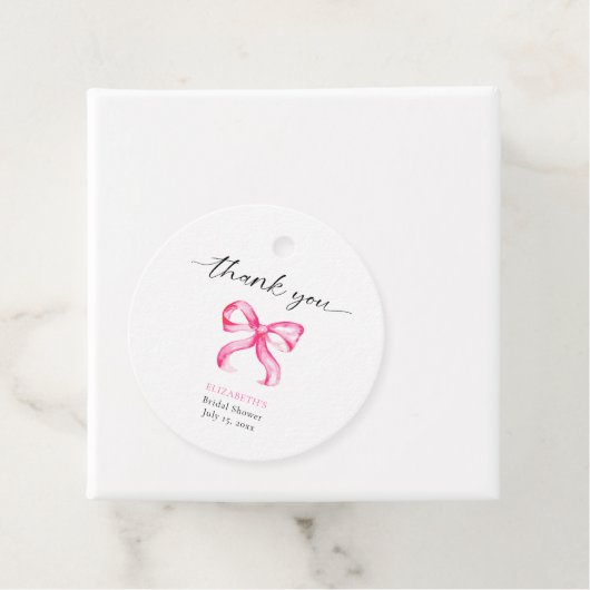 Sie bindet das Knot-Brautparty-Custom Geschenkanhänger (Beispiel)