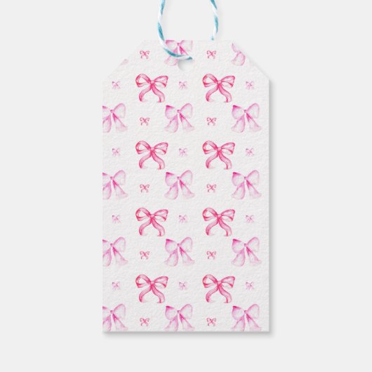 Sie bindet das Knot-Brautparty-Custom Geschenkanhänger (Rückseite)