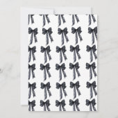 Sie bindet das Knot-Brautparty Einladung (Rückseite)