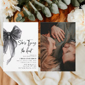 Sie bindet das Knot-Brautparty Einladung