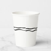 Sie bindet das moderne Brautparty des Knotens Pappbecher (Rechts)