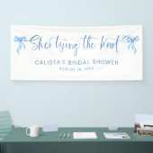 Sie bindet das Personalisierte Brautparty des Knot Banner (Messe)