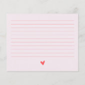 Sie bindet das Rosa-Brautparty-Rezept (Rückseite)