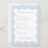 Sie bindet den Junggeselinnen-Abschied des "Knot B Einladung (Rückseite)