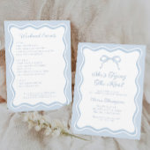 Sie bindet den Junggeselinnen-Abschied des "Knot B Einladung