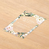 Sie bindet den Knoten | Boho Floral Brautparty Acryleinladungen (Ablage )