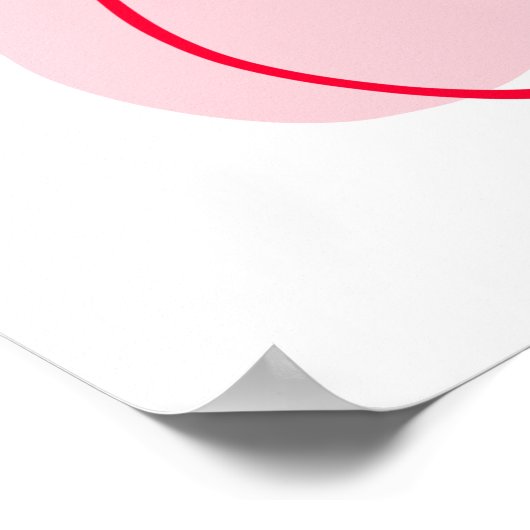 Sie bindet den Knoten rosa und roten Brautkorb an. Poster (Ecke)