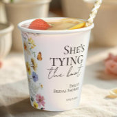 Sie bindet den Knoten | WILDBLUME BRAUTPARTY Pappbecher