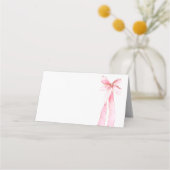 Sie bindet den Knotentisch Platzkarte (Vorderseite)