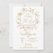 Sie bindet die Einladung zur Brautdusche von Knot (Vorderseite)