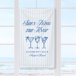 Sie bindet die elegante Hand der Knot-Küste. Banner