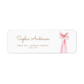 Sie bindet die Knot-Brautparty-Adresse (Vorne)