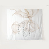 Sie bindet die Knot-Brautparty-Kulisse Wandteppich (Vorderseite (Horizontal))