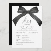 Sie bindet die Knot Bridal-Dusche an die Einladung (Vorne/Hinten)