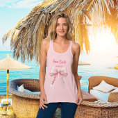Sie bindet die Rosa-Bug-Mannschaft Bride Tank Top