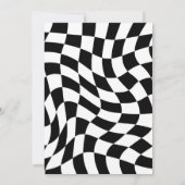 Sie bindet ihren zwanzigsten Bow zum 30. Geburtsta Einladung (Rückseite)