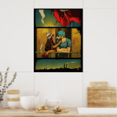 Sie bläst meinen Verstärker Poster (Küche)