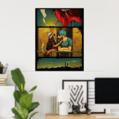 Sie bläst meinen Verstärker Poster (Heimbüro)