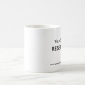 Sie bleibe auf meinem, RESERVE-NERV!! , Kaffeetasse (Mittel)