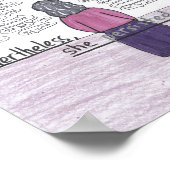 Sie blieb bestehen (Geistim) Poster (Ecke)