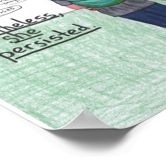 Sie blieb bestehen (Mutterschaft) Poster (Ecke)