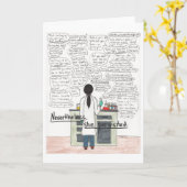 Sie blieb bestehen (STEM) Karte (Gelbe Blume)