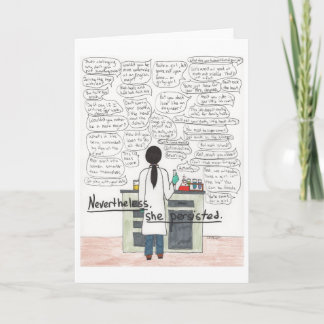 Sie blieb bestehen (STEM) Karte