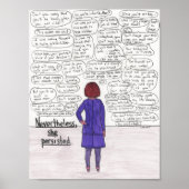 Sie blieb (kinderlos) 8,5 x 11 poster (Vorne)