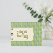 Sie bohren postkarte (Stehend Vorderseite)