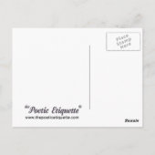 Sie bohren postkarte (Rückseite)