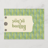 Sie bohren postkarte (Vorderseite)