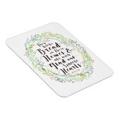 Sie brachen Brot in ihren Zuhause Magnet (Rechte Seite)