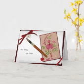 Sie brachen mein Herz Karte (Gelbe Blume)