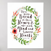 Sie brachten Brot in ihren Zuhause Art Print Poster (Vorne)