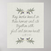 Sie brachten Brot Poster (Vorne)