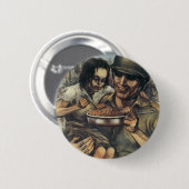 Sie brauchen Essen ~ Pflanze Mehr Bohnen Button (Vorne & Hinten)