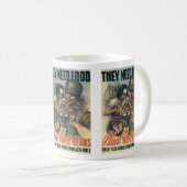 Sie brauchen Essen ~ Pflanze Mehr Bohnen Kaffeetasse (VorderseiteRechts)