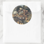 Sie brauchen Essen ~ Pflanze Mehr Bohnen Runder Aufkleber (Tasche)