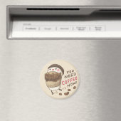 Sie brauchen jetzt Kaffee Illustration Magnet (In Situ (Geschirrspüler))