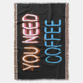Sie brauchen Kaffee, Caffine Neon Sign Decke (Vorderseite Vertikal)