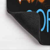 Sie brauchen Kaffee, Caffine Neon Sign Mousepad (Ecke)